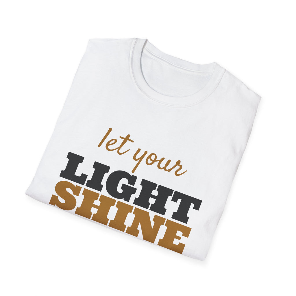 Let Your Light Shine Matthew 5:16 Christian T-Shirt – Gifted Porch, view 5
