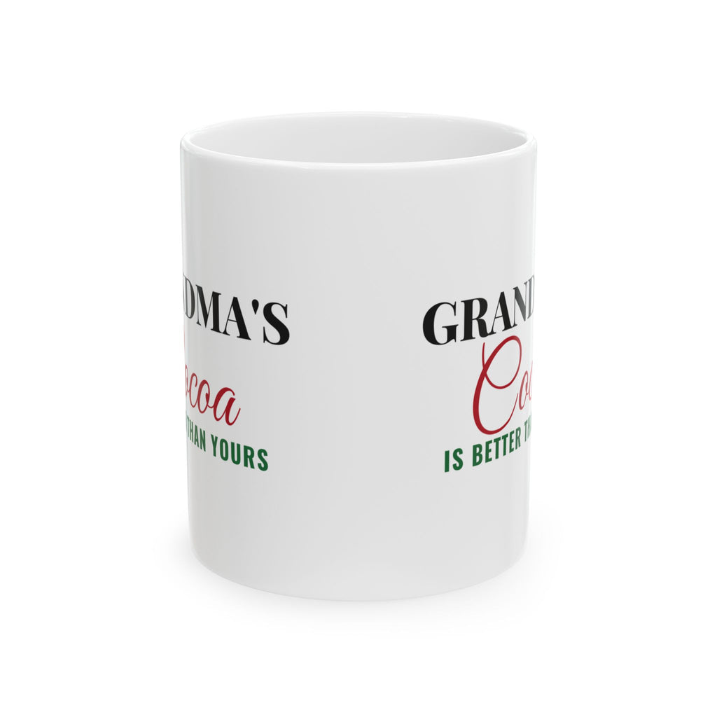 Grandma's Cocoa Is Better Than Yours Christmas Mug – Gifted Porch, view 2