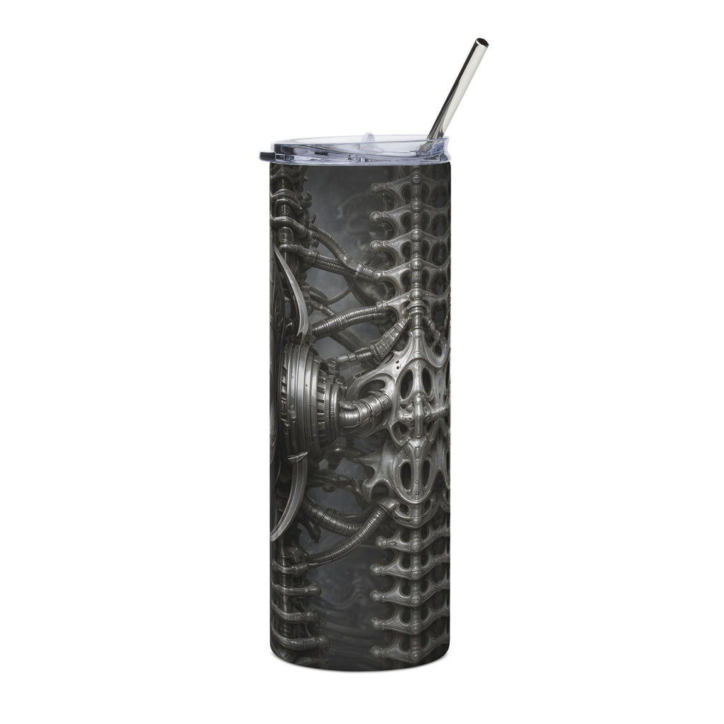 Silver Relic Mask 20oz Tumbler – unique art gift, photo 5