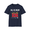 All Is Calm Not in the ER Nurse Christmas Tee