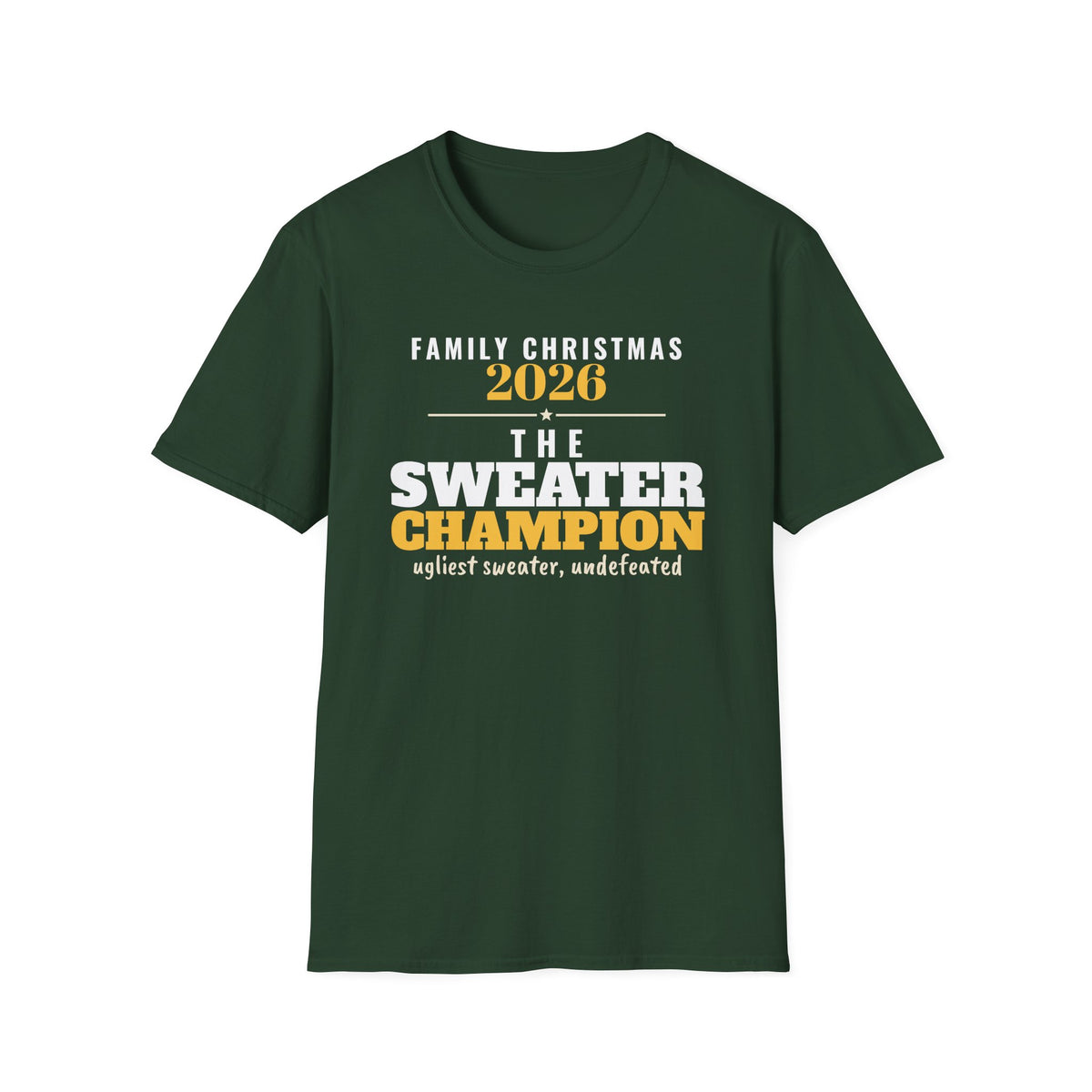 The Sweater Champion Family Christmas 2026 Matching T-Shirt – Gifted Porch, view 3