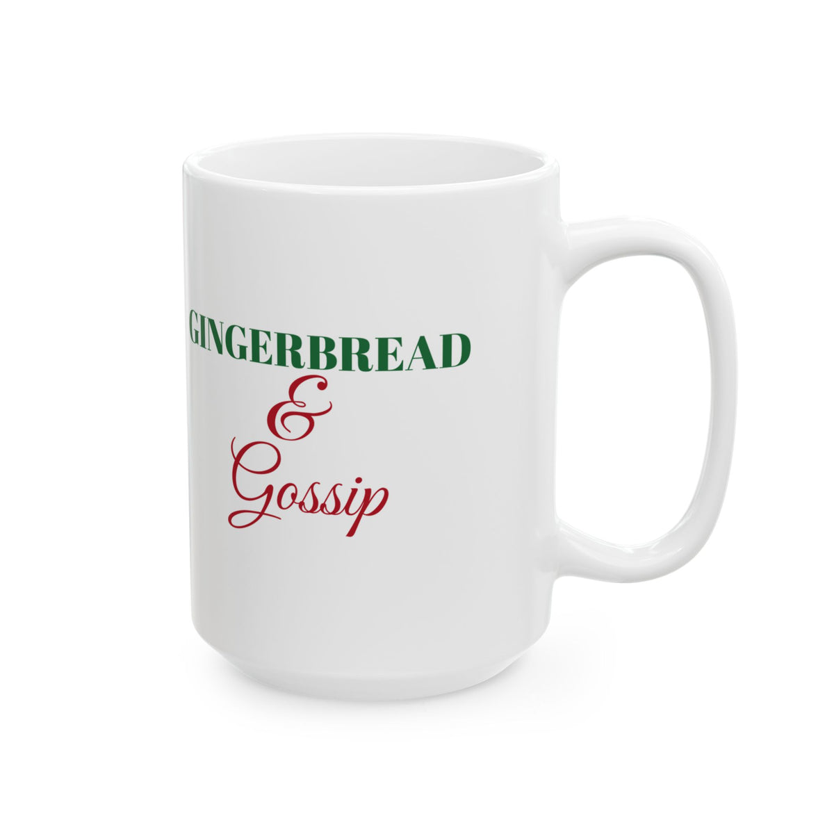 Gingerbread And Gossip Funny Christmas Mug – Gifted Porch, view 8