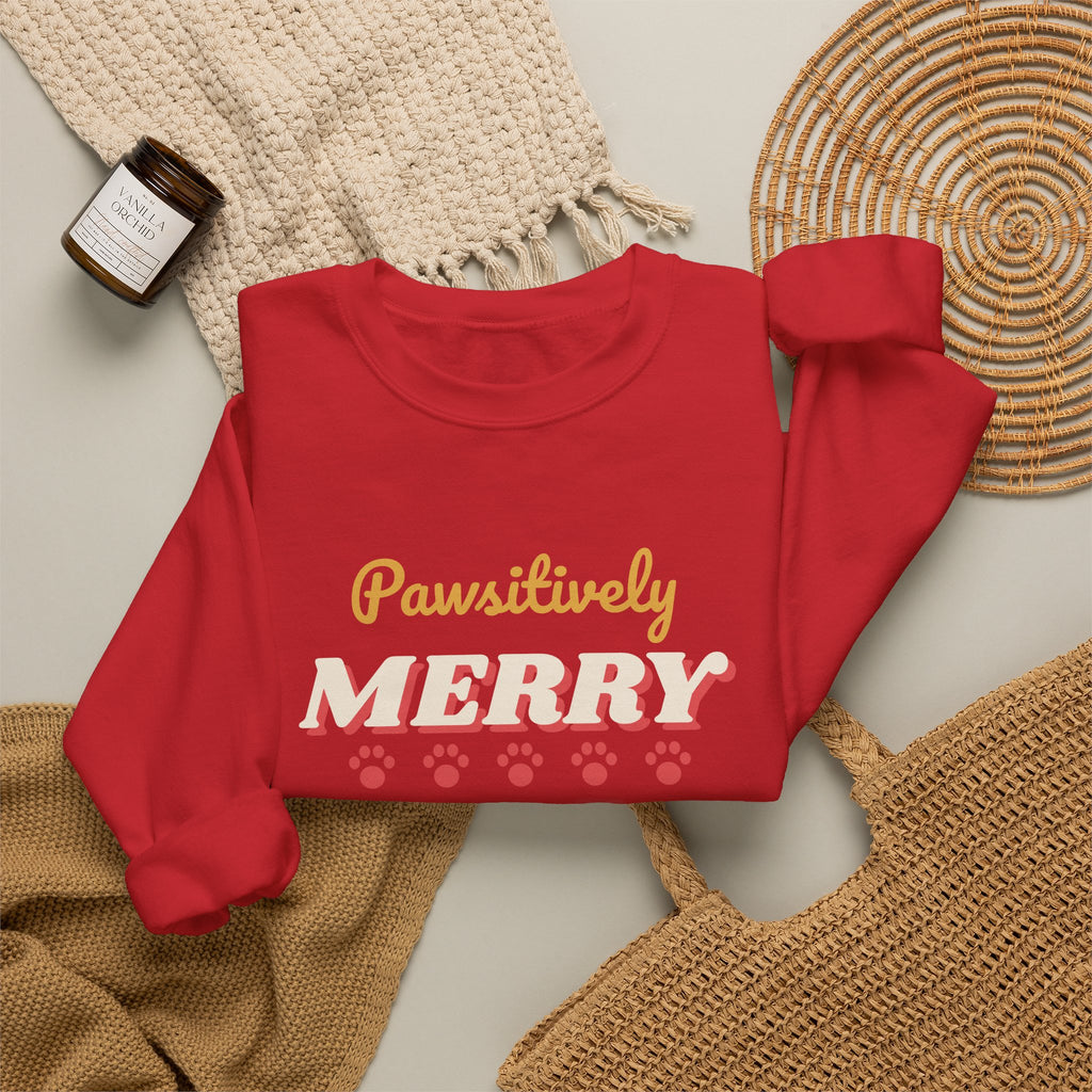 Pawsitively Merry Christmas Sweatshirt
