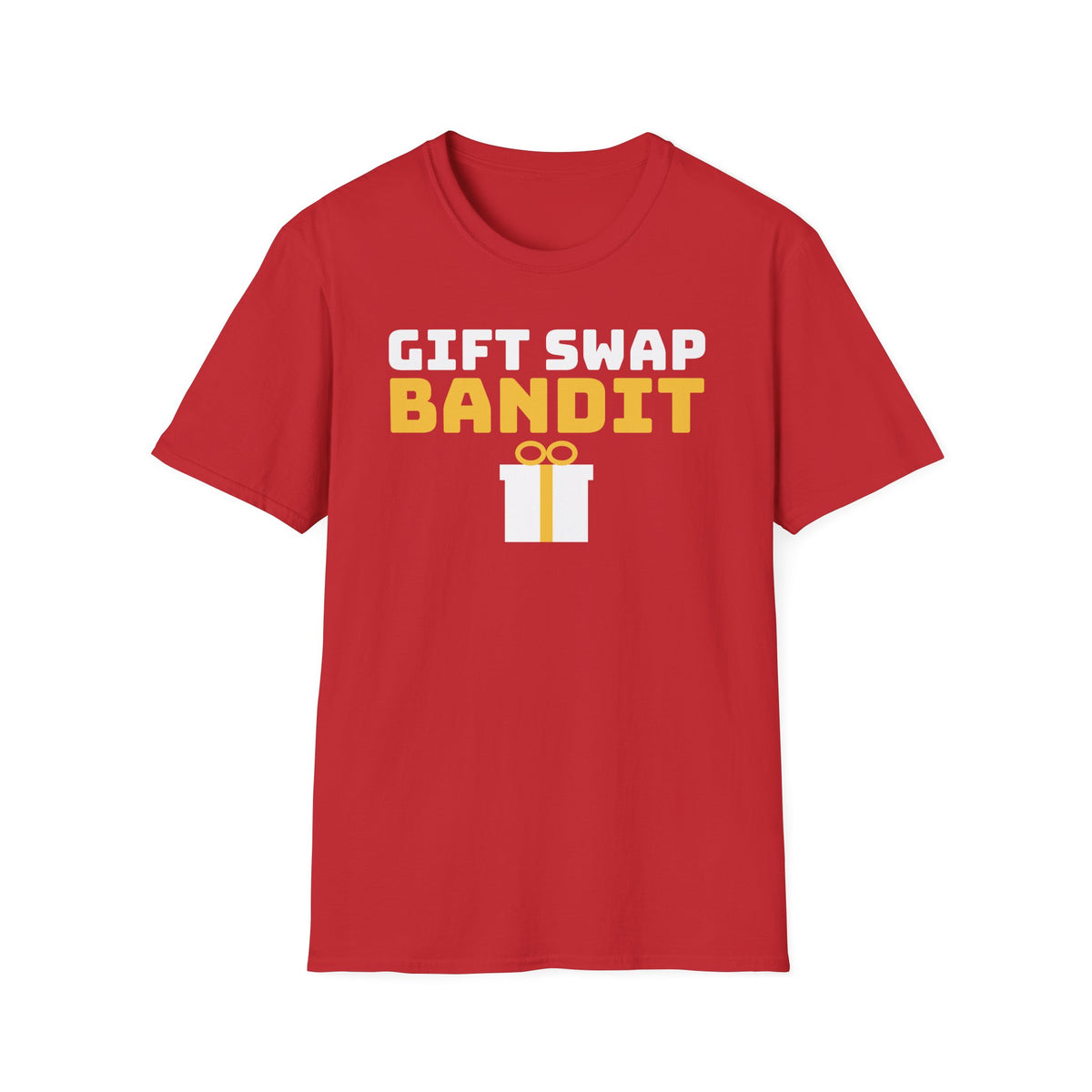 Gift Swap Bandit Funny Christmas Gift Exchange T-Shirt – Gifted Porch, view 4
