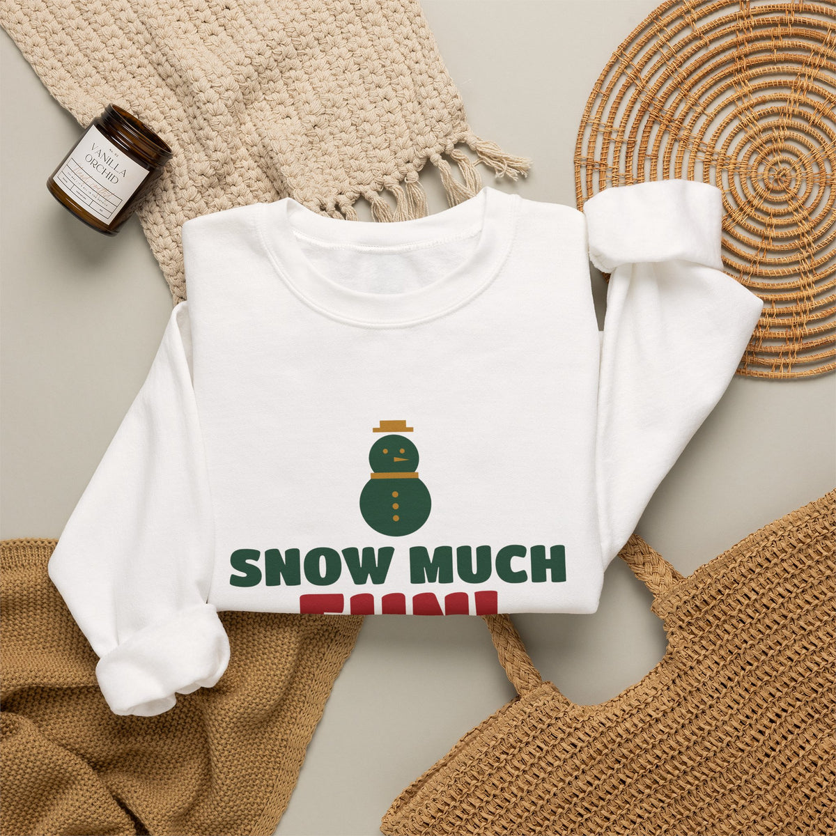 Snow Much Fun Christmas Sweatshirt