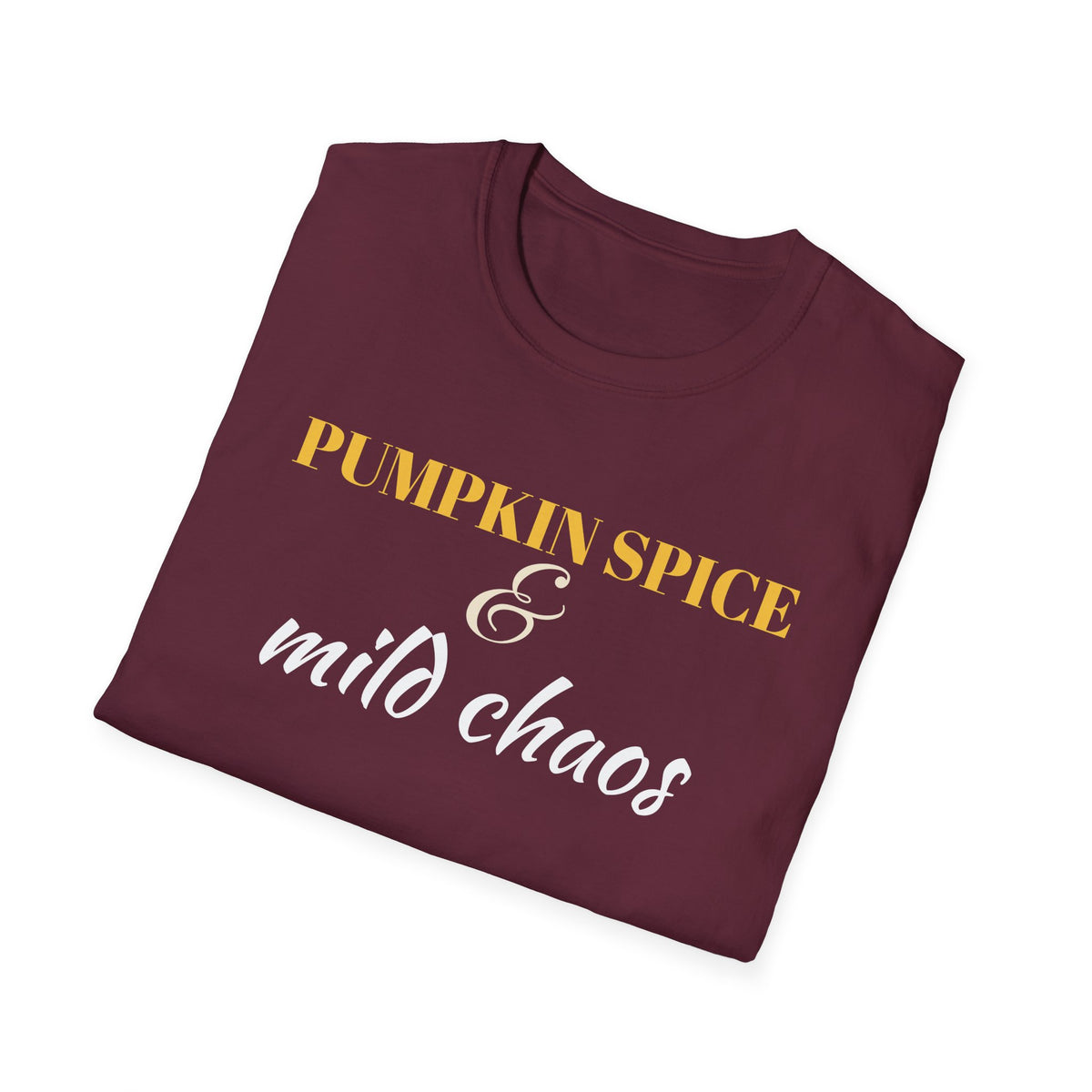 Pumpkin Spice And Mild Chaos Funny Fall Mom T-Shirt – Gifted Porch, view 21