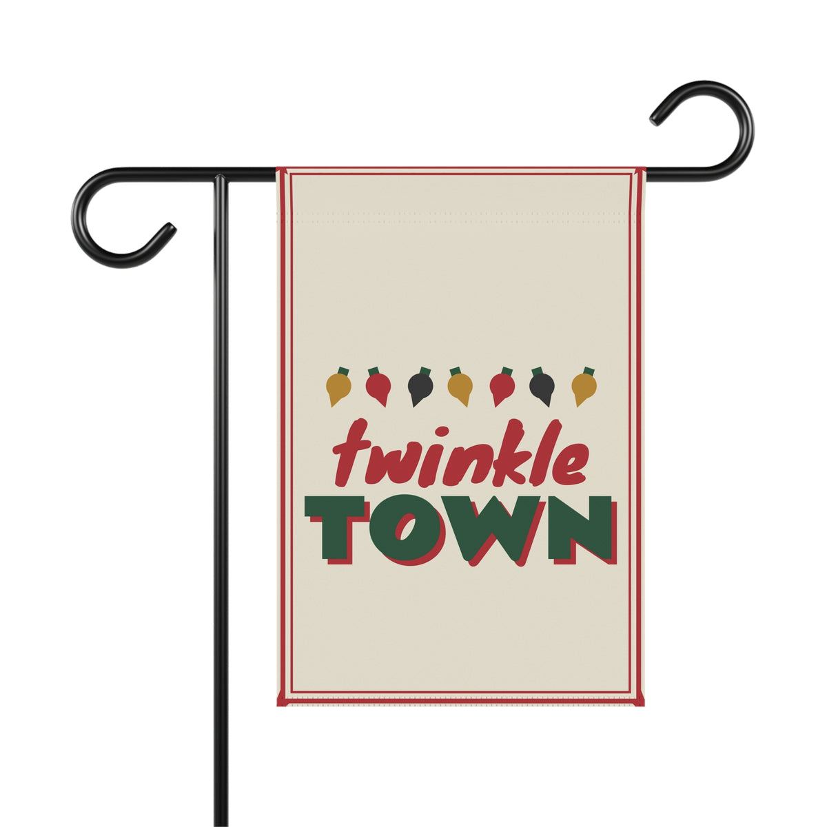 Twinkle Town Garden Flag