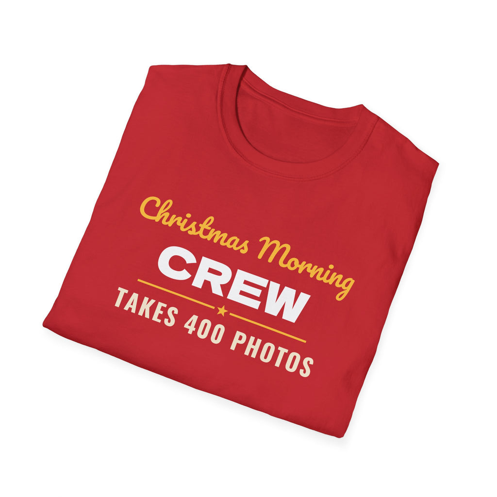 Christmas Morning Crew Takes 400 Photos Matching T-Shirt – Gifted Porch, view 16