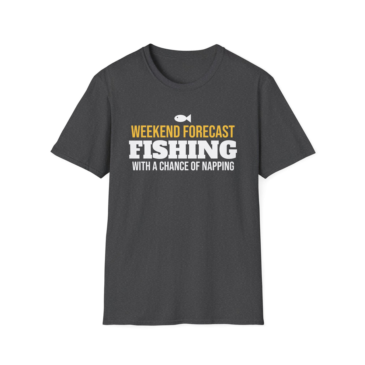 Weekend Forecast Fishing Chance Of Napping Funny Fisherman T-Shirt Gift – Gifted Porch