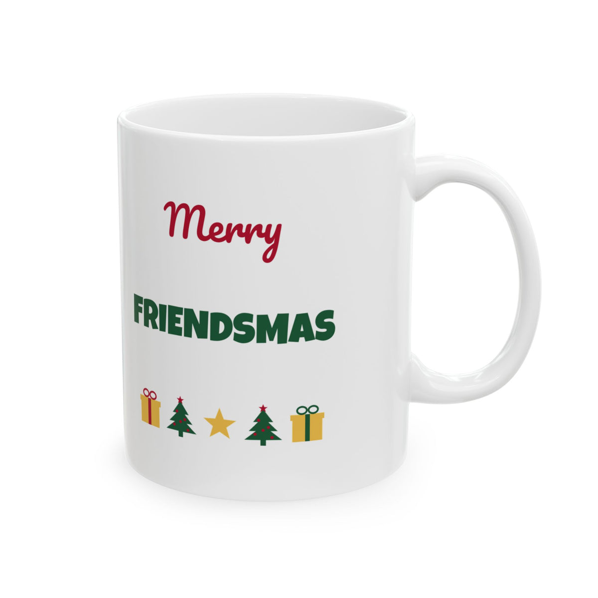 Merry Friendsmas Coffee Mug 11oz 15oz Best Friend Christmas Gift Exchange – Gifted Porch