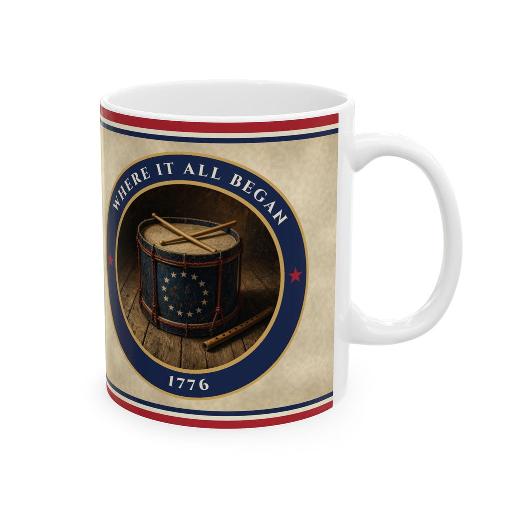 1776 Revolutionary Drum Mug