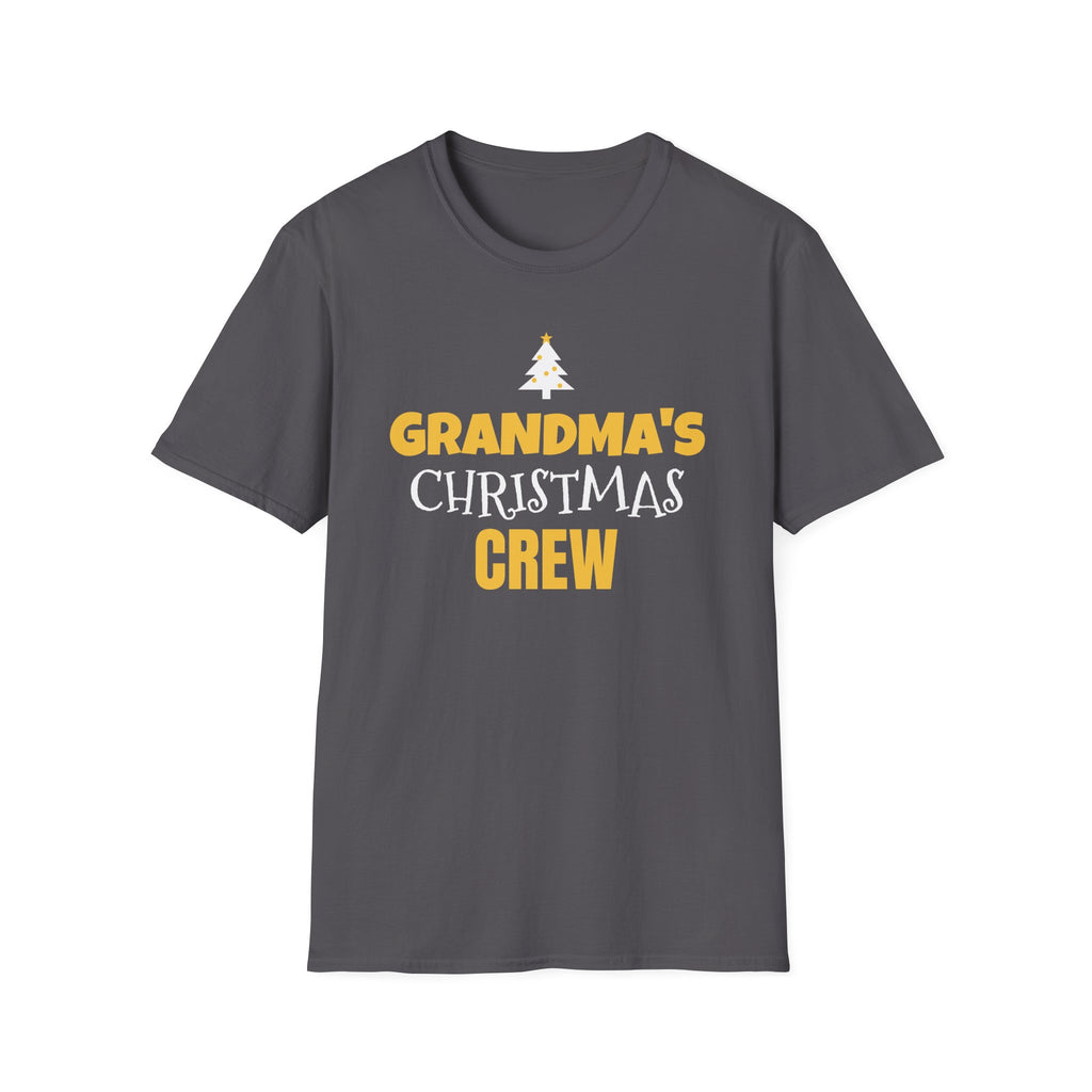 Grandma's Christmas Crew T-Shirt Family Matching Grandkids Holiday Gift Tee – Gifted Porch