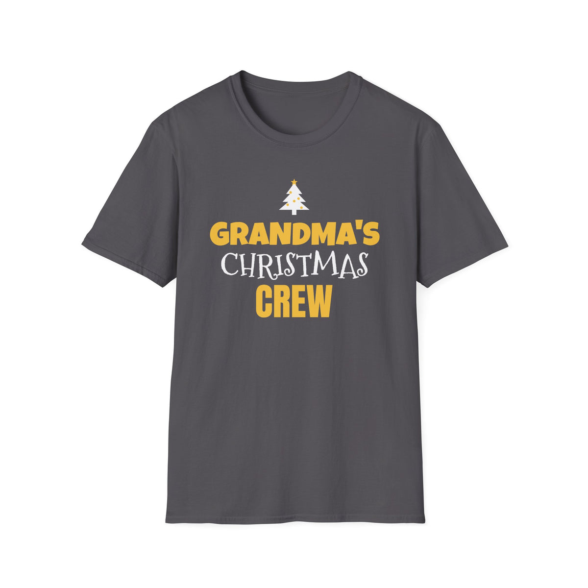 Grandma's Christmas Crew T-Shirt Family Matching Grandkids Holiday Gift Tee – Gifted Porch
