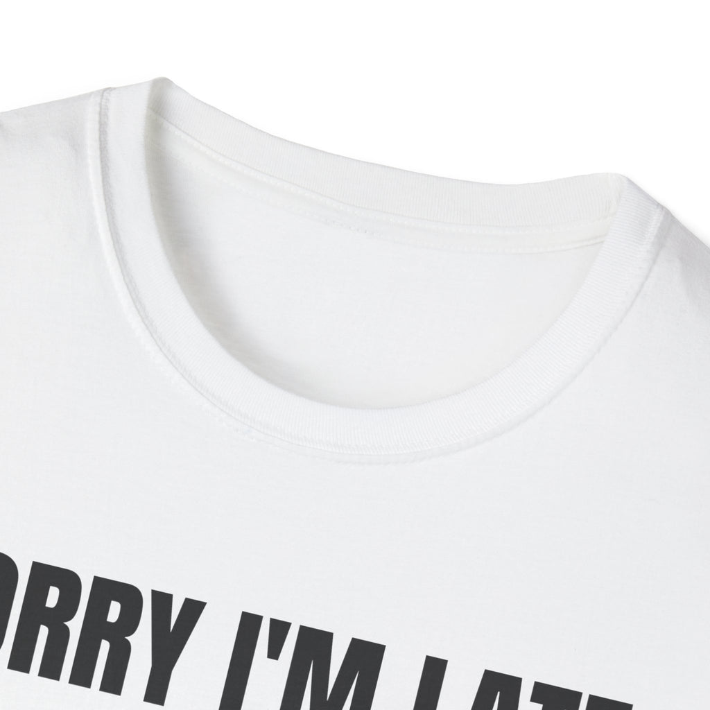 Sorry I'm Late My Cat Was Sitting On Me Cat Lover T-Shirt – Gifted Porch, view 4