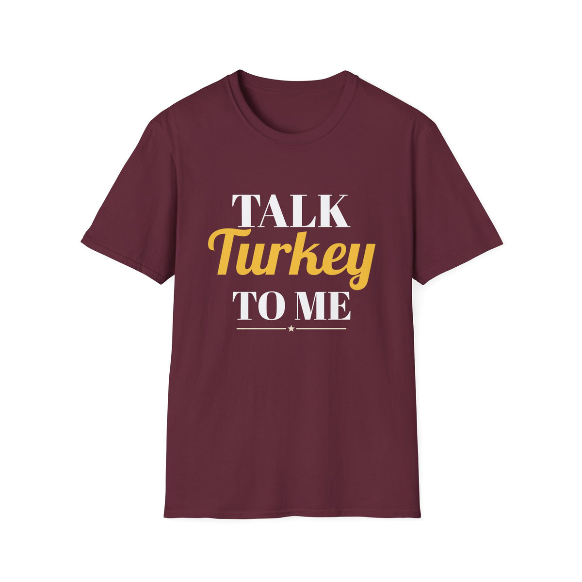 Talk Turkey To Me Funny Thanksgiving T-Shirt – Gifted Porch, view 5