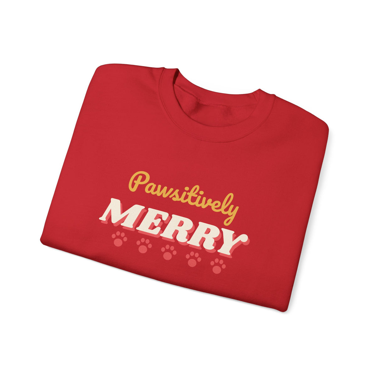 Pawsitively Merry Christmas Sweatshirt
