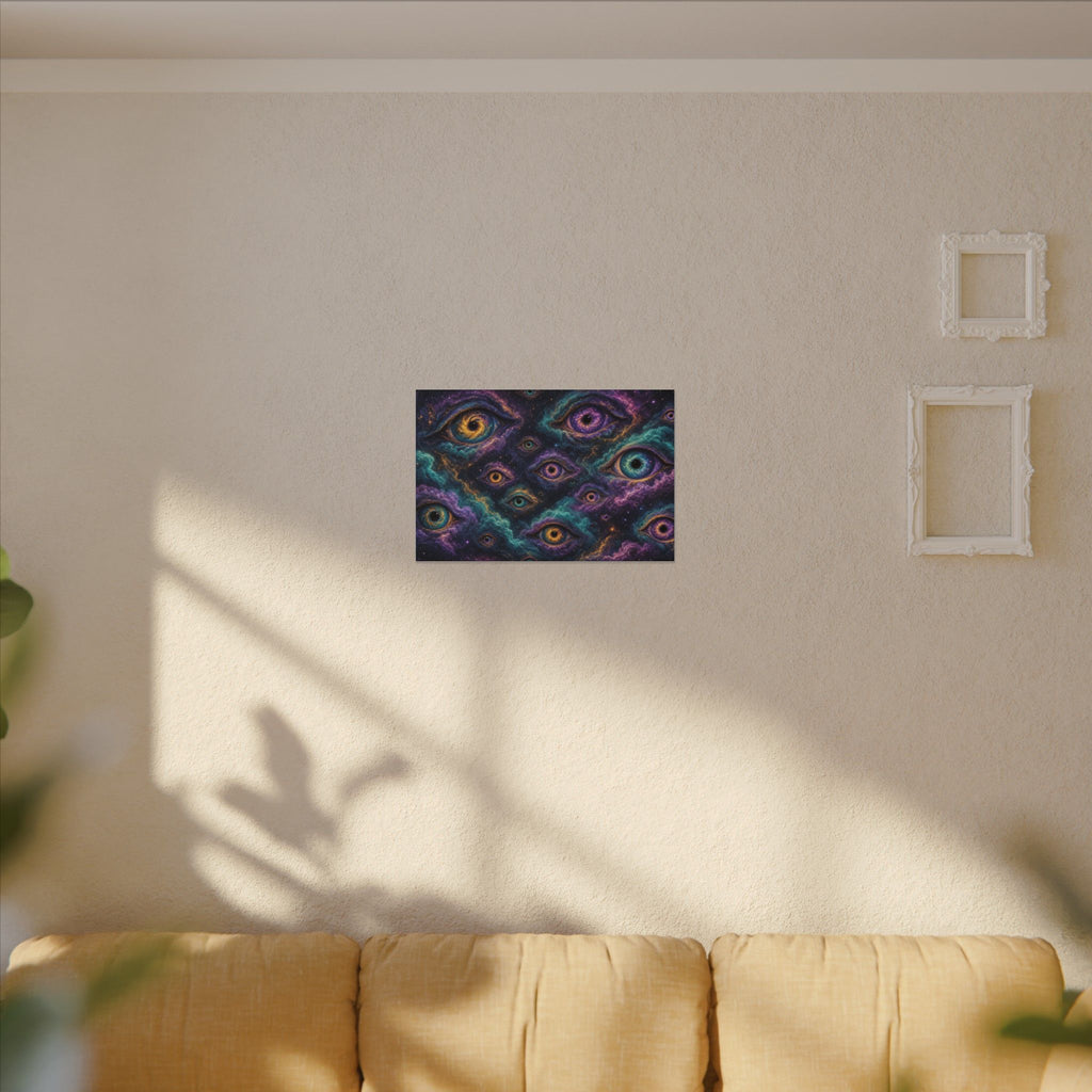 Cosmic Eyes Abstract Canvas Wall Art – unique art gift, photo 8