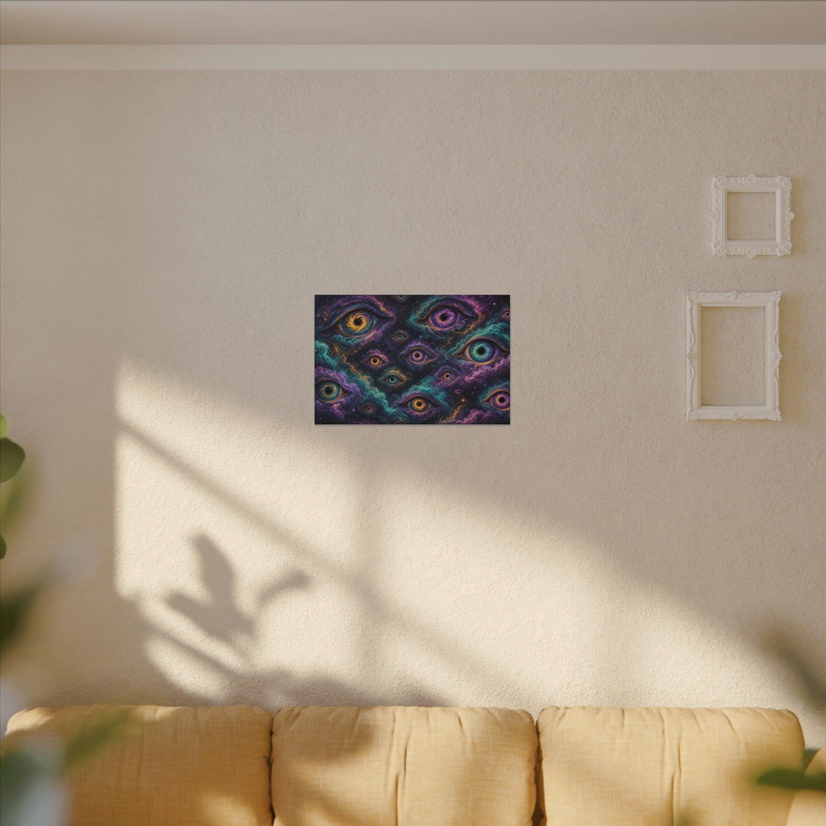Cosmic Eyes Abstract Canvas Wall Art – unique art gift, photo 8