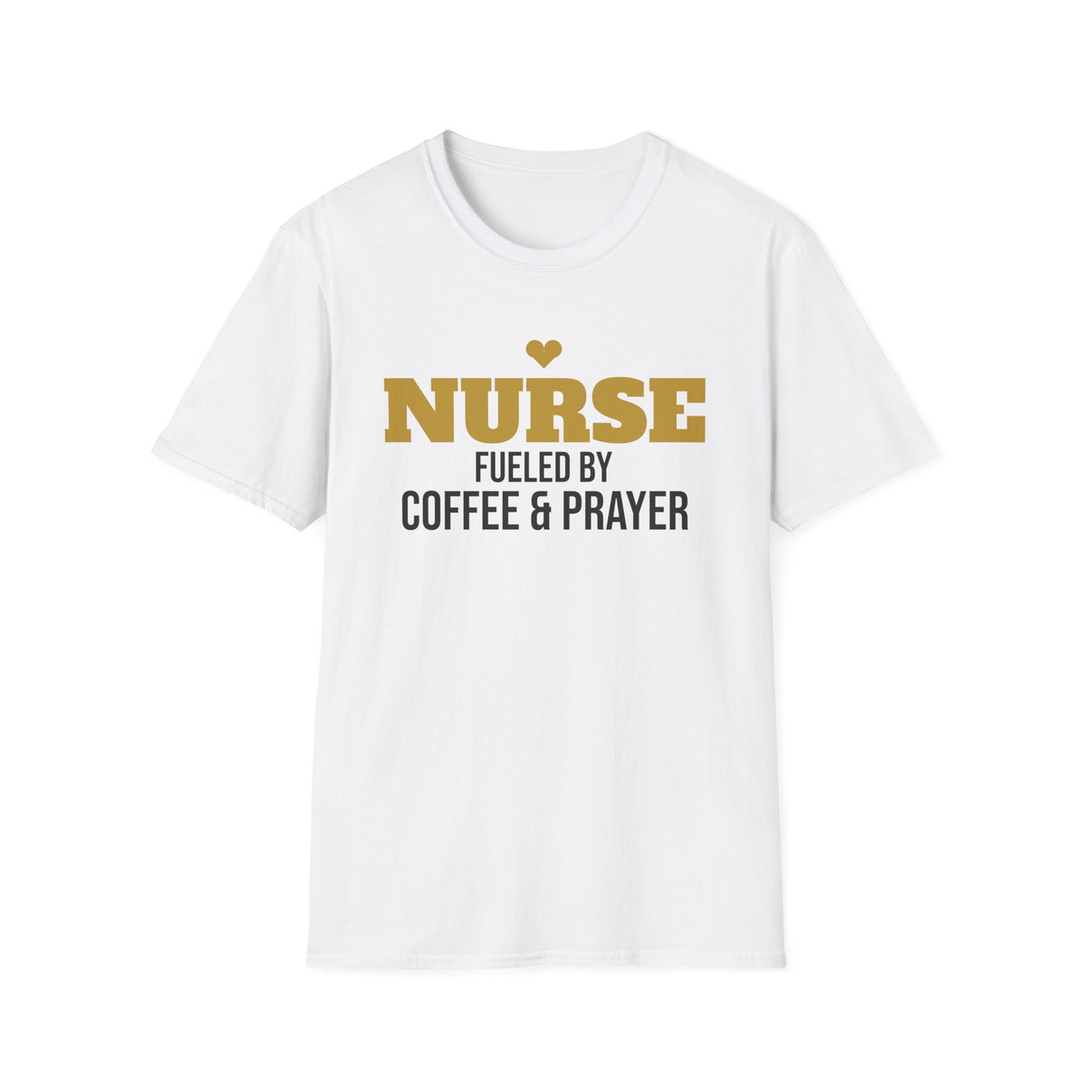 Nurse Fueled By Coffee And Prayer T-Shirt Christian Nurse Gift Tee – Gifted Porch