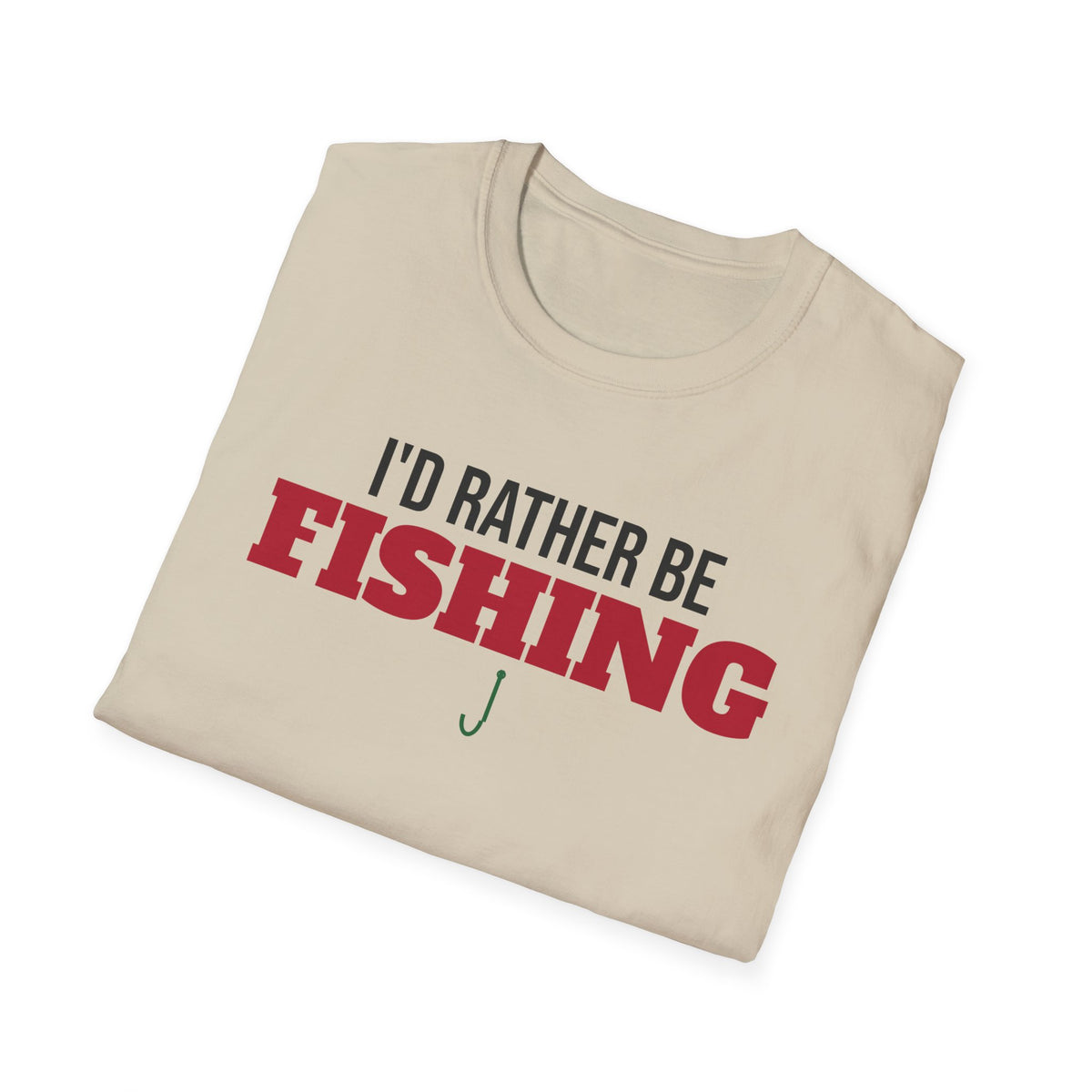 I'd Rather Be Fishing T-Shirt Fisherman Lake Life Gift Tee – Gifted Porch