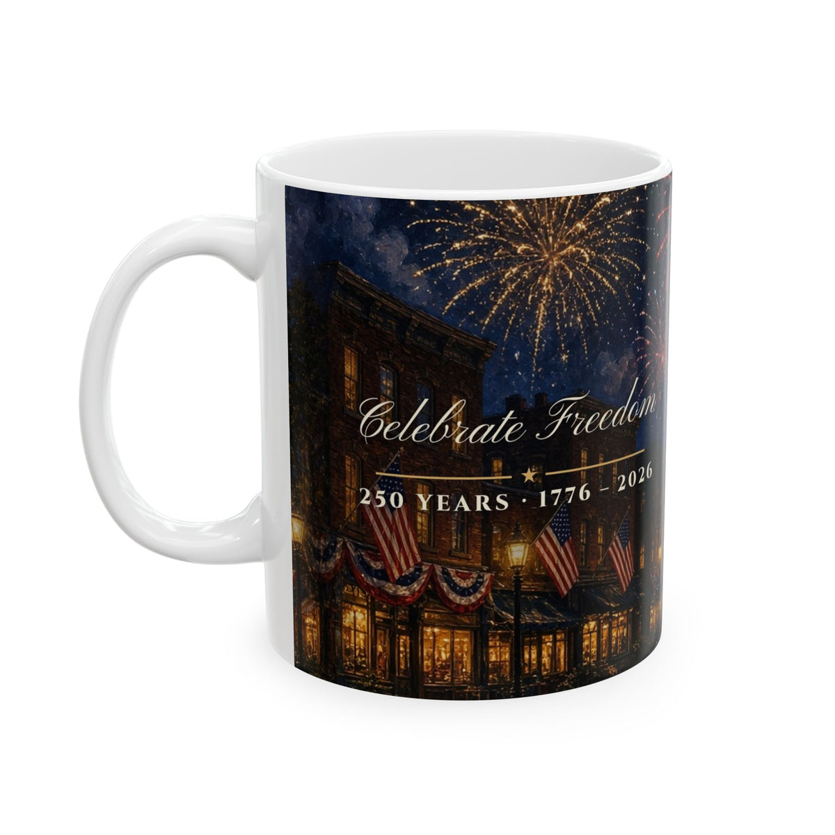 Celebrate Freedom Fireworks Mug