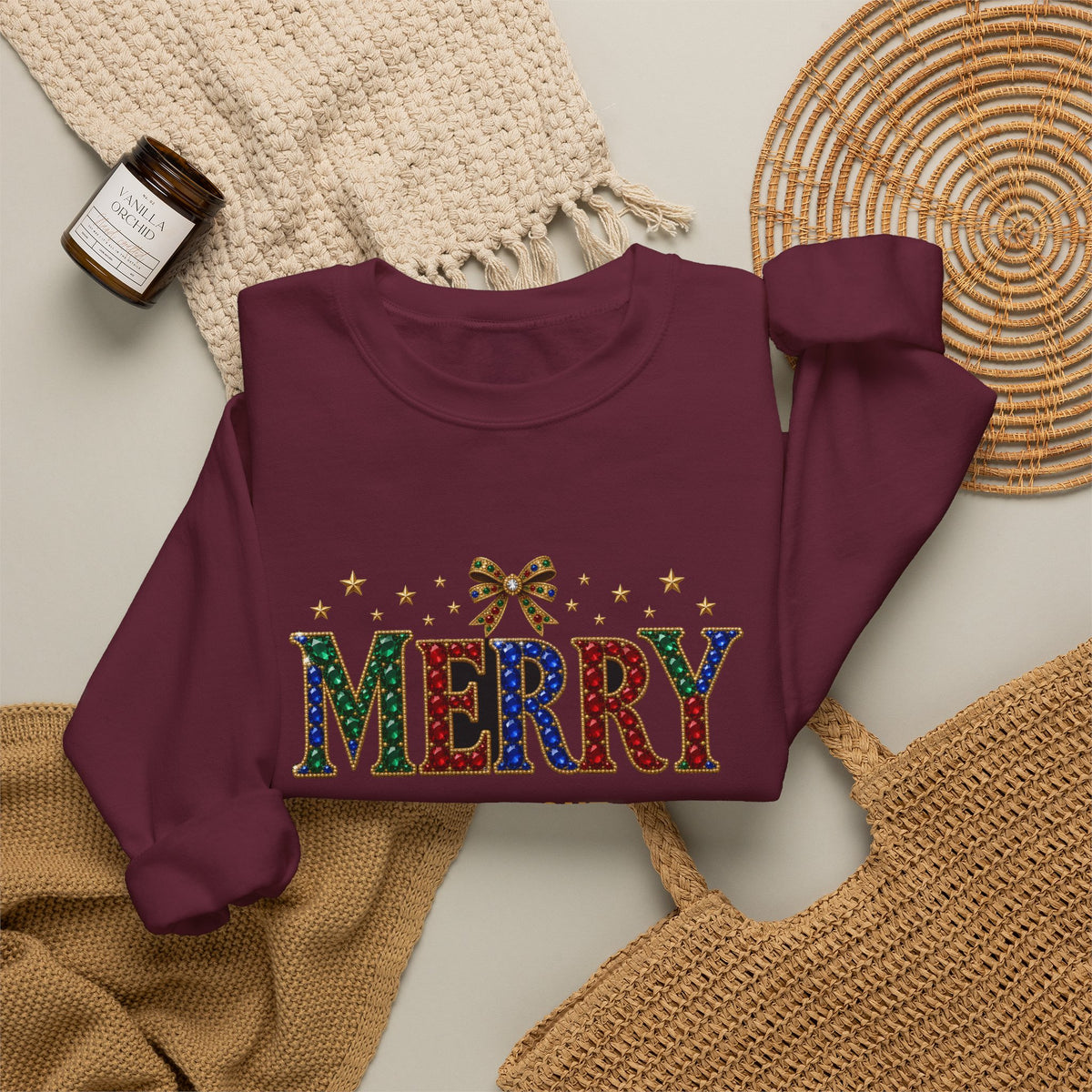 Merry & Bright Jewel Sweatshirt