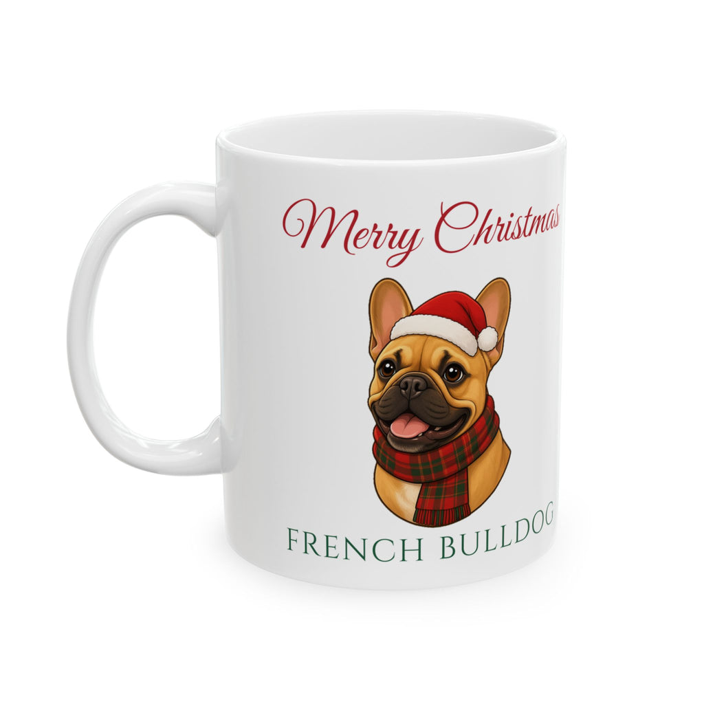 French Bulldog Dog Christmas Mug – Gifted Porch, view 1