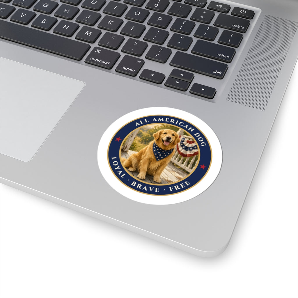 All American Dog Sticker