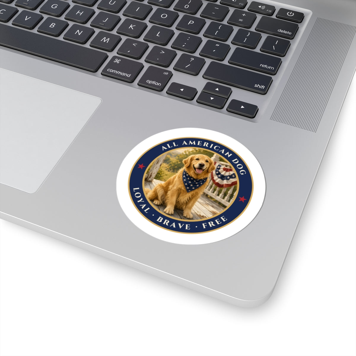 All American Dog Sticker