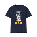 Husky Dog Dad Shirt – Gifted Porch, view 3