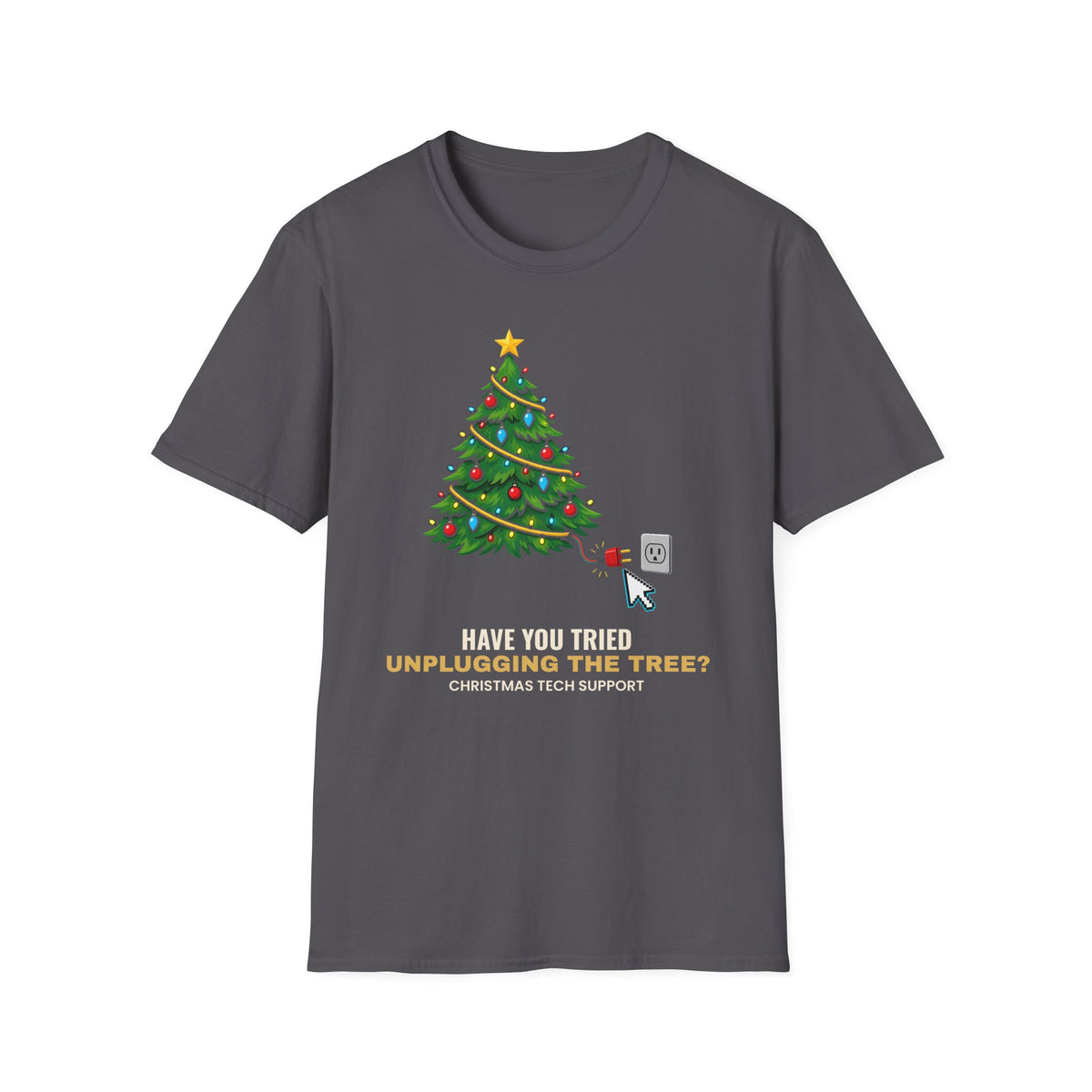 Unplug The Tree Tech Support Tee