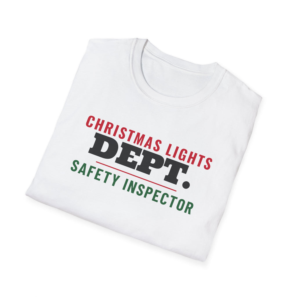 Christmas Lights Dept Safety Inspector Matching T-Shirt – Gifted Porch, view 7