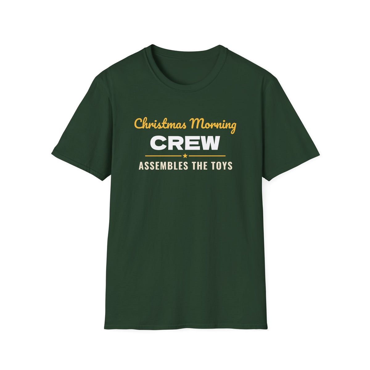 Christmas Morning Crew Assembles The Toys Matching T-Shirt – Gifted Porch, view 3