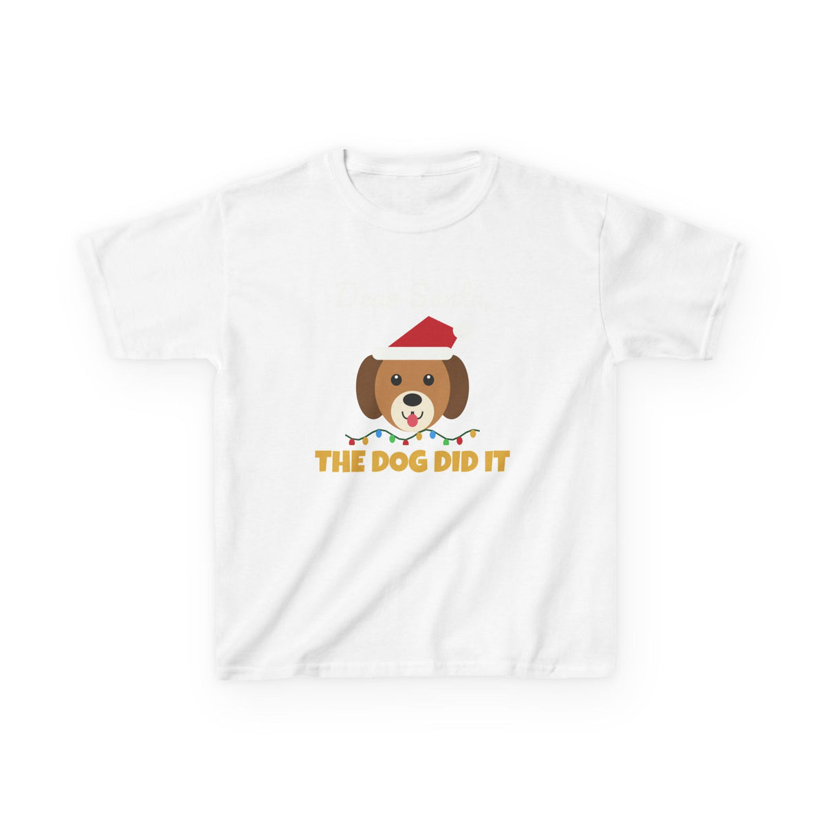 Dear Santa The Dog Did It Youth Tee