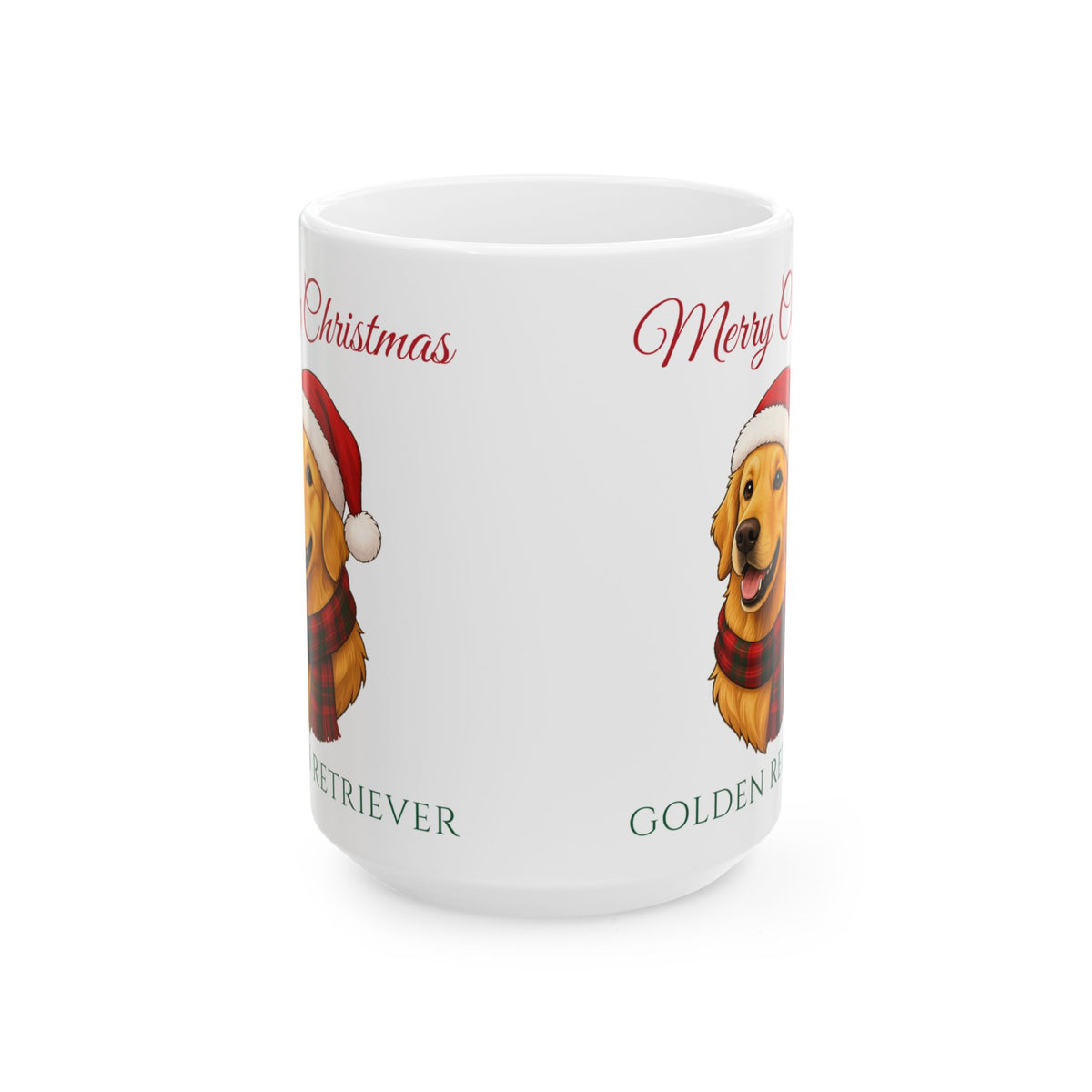 Golden Retriever Dog Christmas Mug – Gifted Porch, view 3