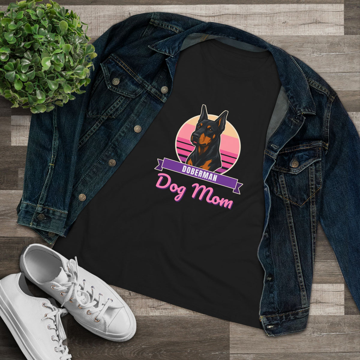 Doberman Dog Mom Women's Tee