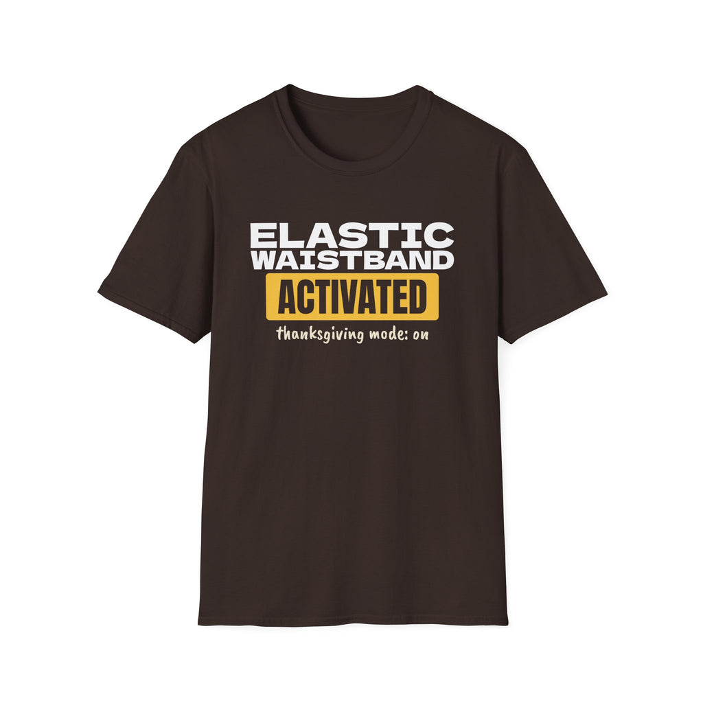Elastic Waistband Activated Funny Thanksgiving T-Shirt – Gifted Porch, view 6