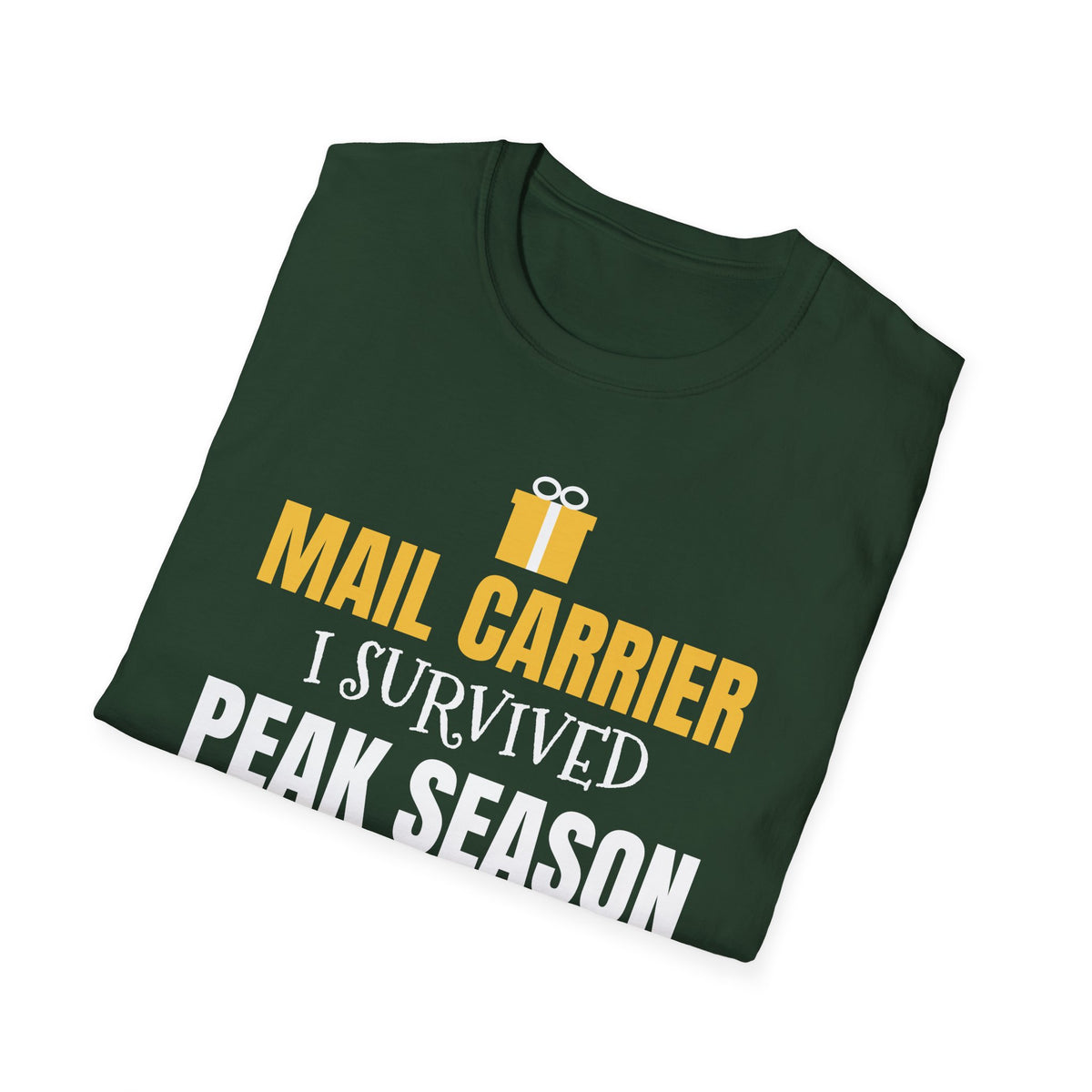 Mail Carrier I Survived Peak Season Funny Christmas T-Shirt Postal Worker Gift – Gifted Porch