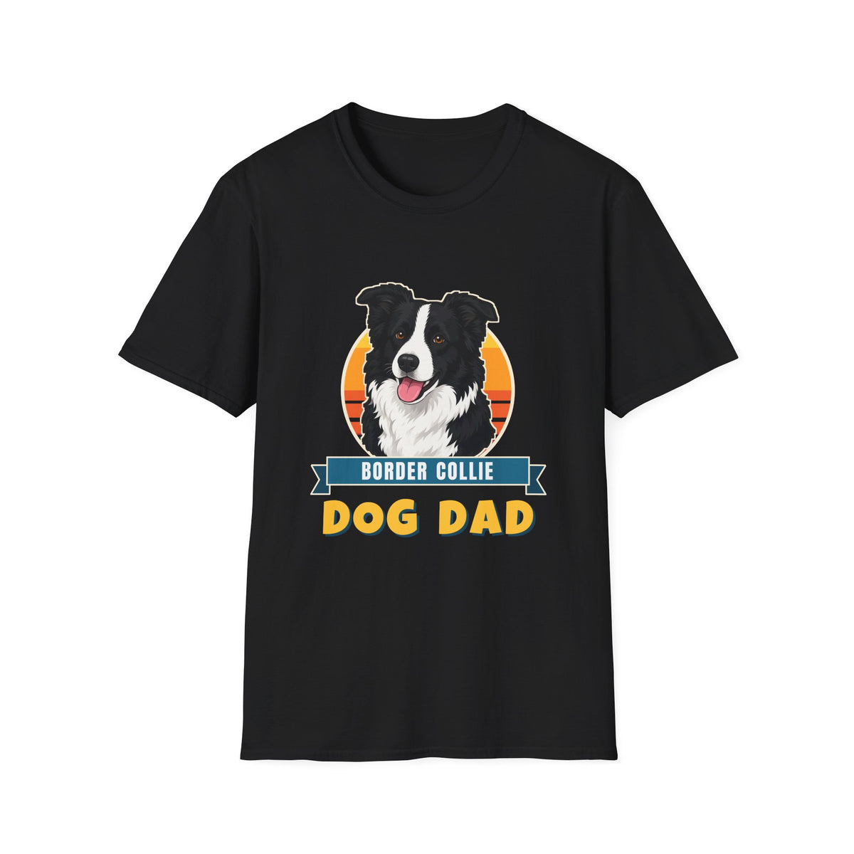 Border Collie Dog Dad Shirt