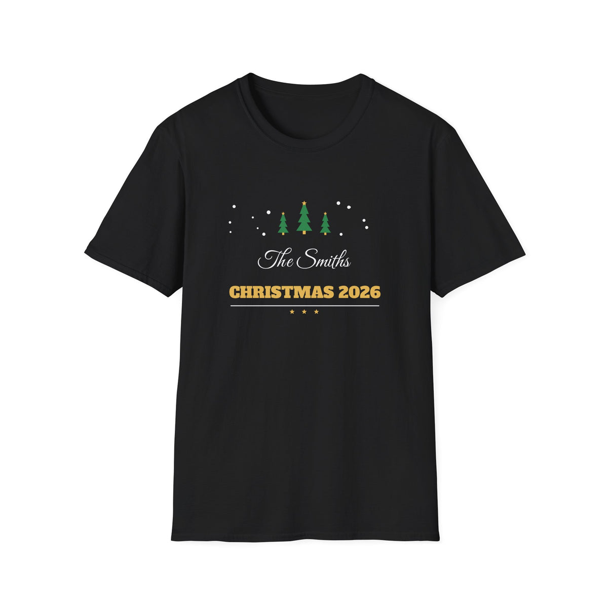 Custom Family Name Christmas 2026 Tee