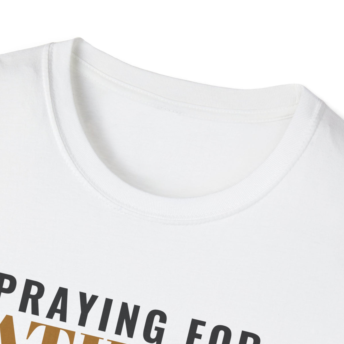 Praying For Patience And More Coffee Funny Christian T-Shirt – Gifted Porch, view 4