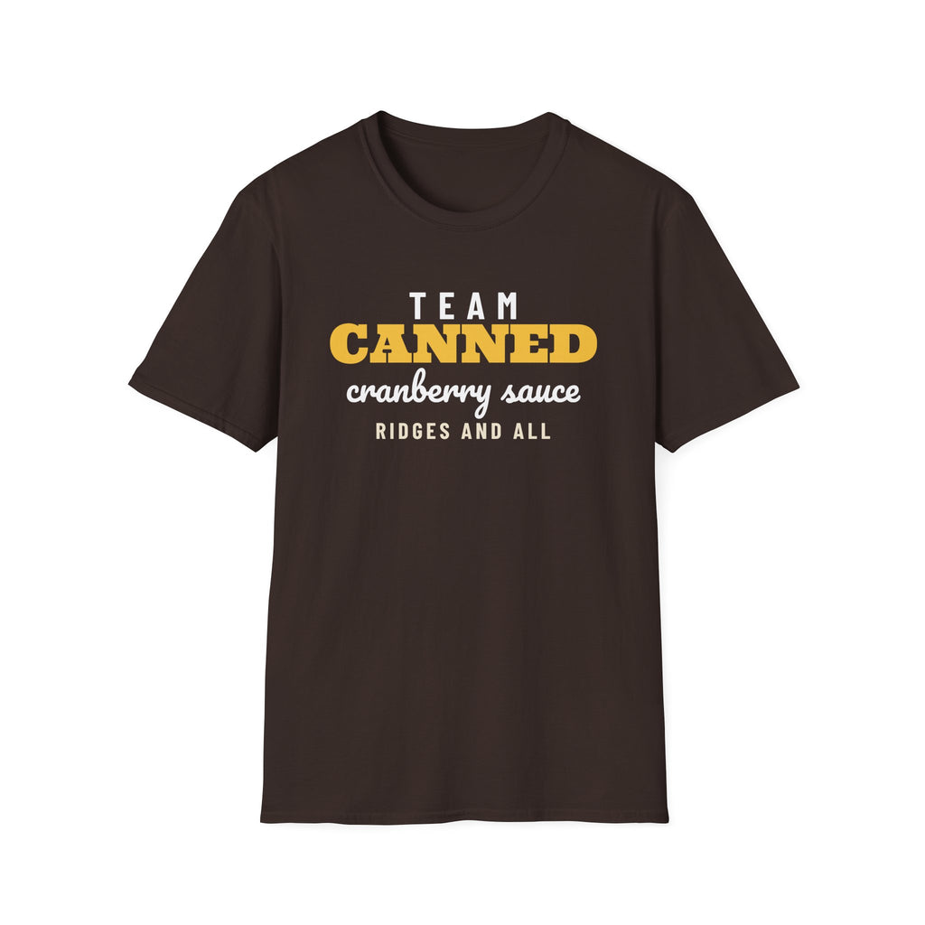 Team Canned Cranberry Sauce Funny Thanksgiving T-Shirt – Gifted Porch, view 6