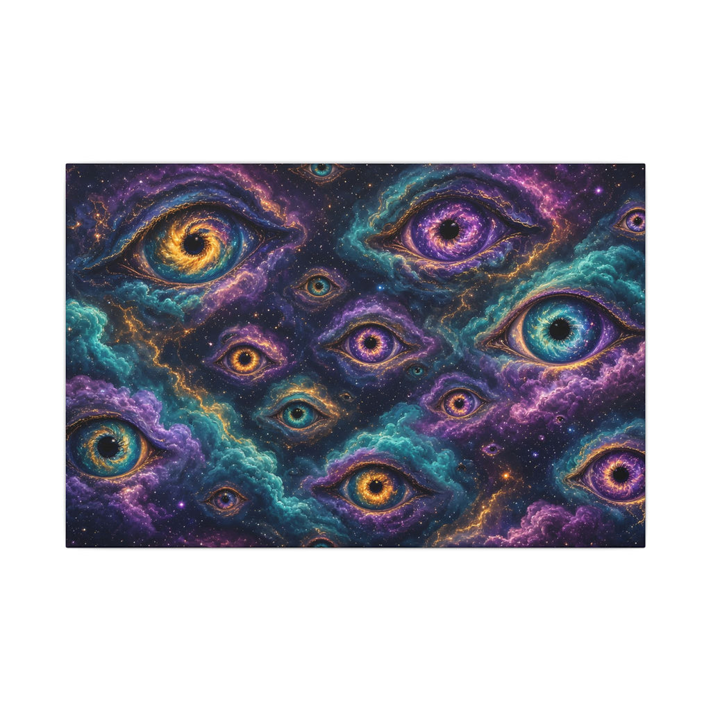 Cosmic Eyes Abstract canvas wall art – abstract canvas wall art by Gifted Porch
