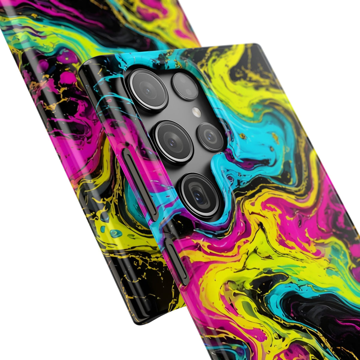 Neon Marble Abstract Phone Case