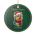 Yorkie Dog Christmas Ornament – Gifted Porch, view 2