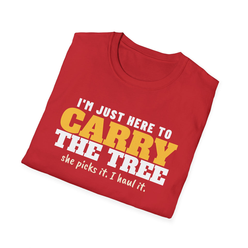 I'm Just Here To Carry The Tree Funny Christmas Tree T-Shirt – Gifted Porch, view 16