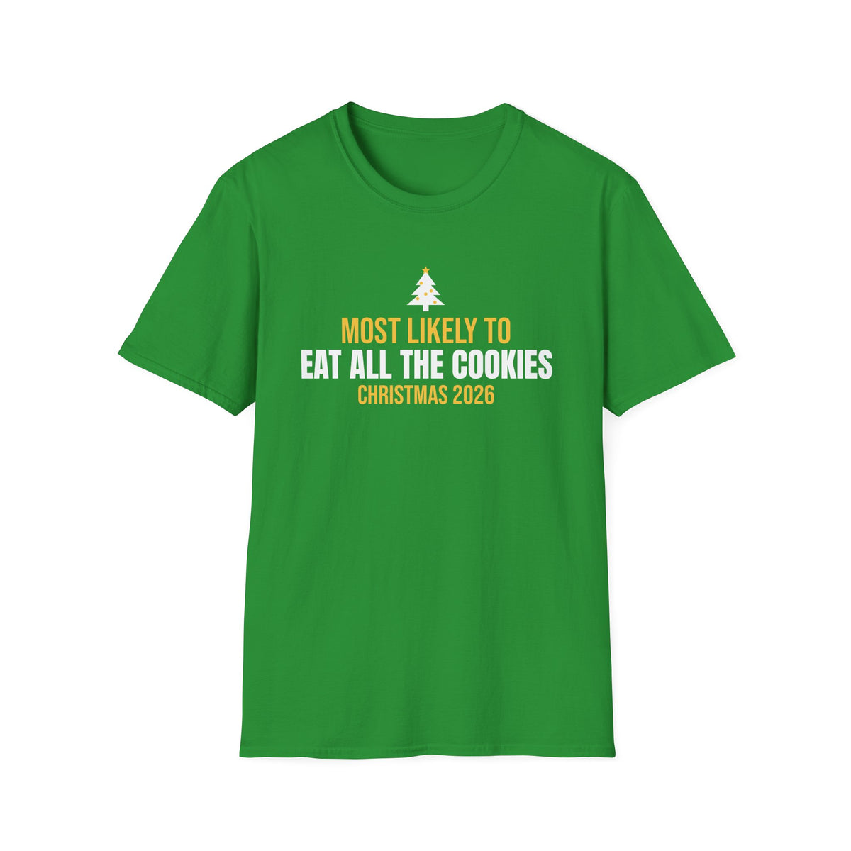 Most Likely To Eat All The Cookies Christmas 2026 Family Matching T-Shirt – Gifted Porch