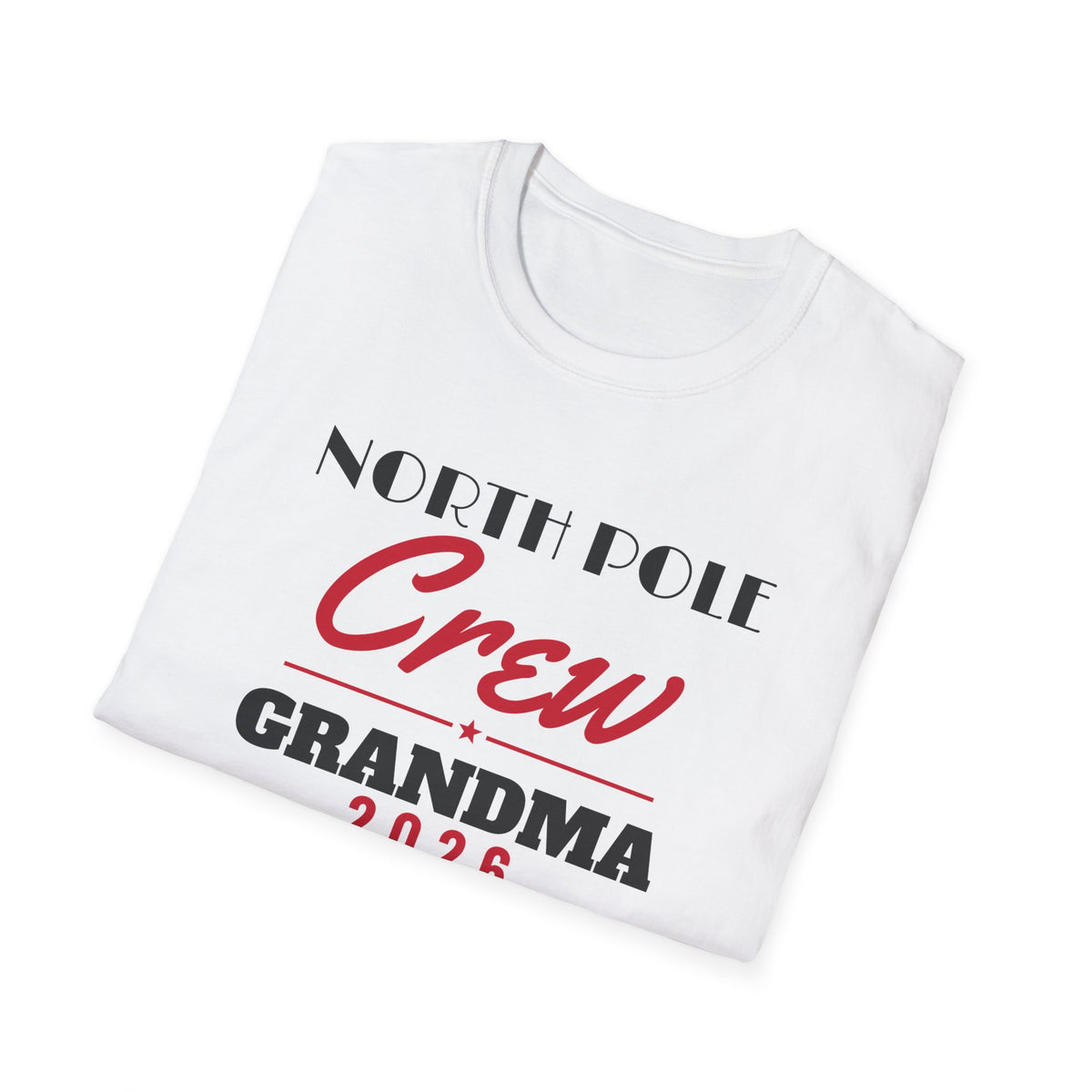 North Pole Crew 2026 Grandma Matching Christmas T-Shirt – Gifted Porch, view 7
