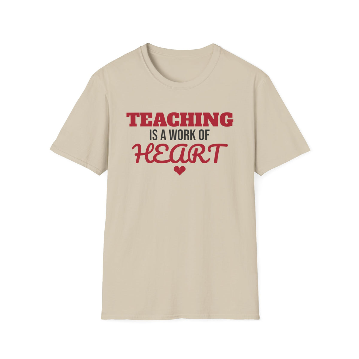 Teaching Is A Work Of Heart Teacher T-Shirt Teacher Appreciation Gift Tee – Gifted Porch