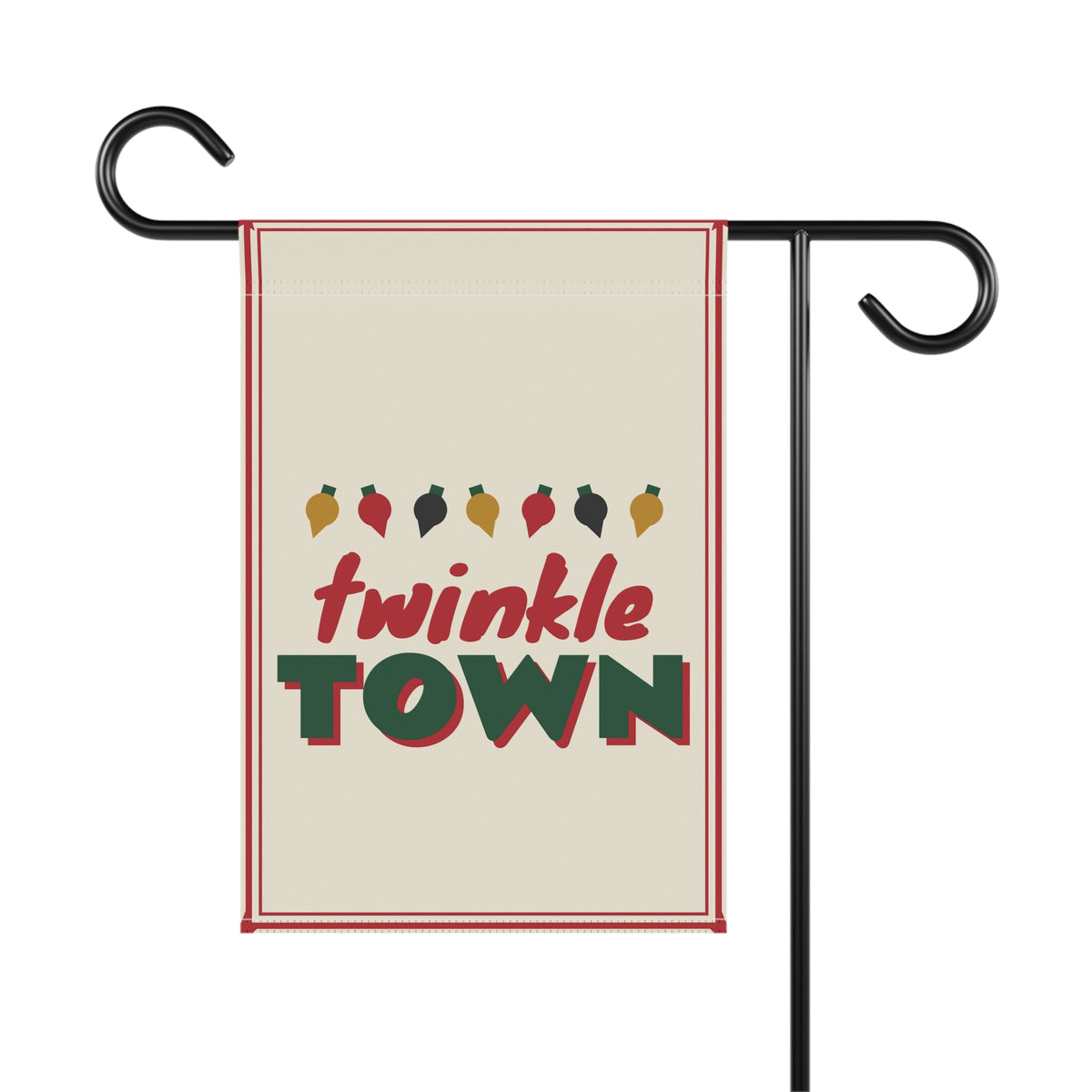 Twinkle Town Garden Flag